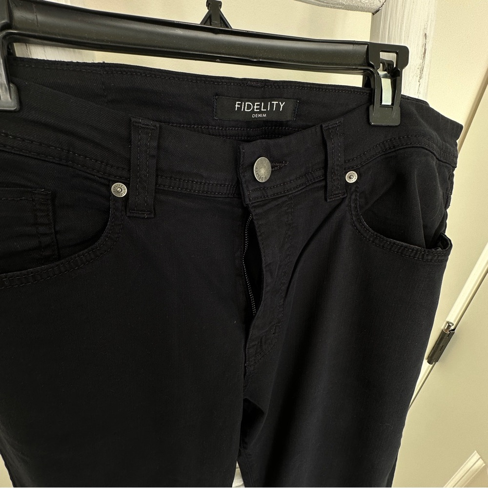 Fidelity Denim Jimmy Tailored Fit Lumina Twill Midnight Color Jeans Size 36 - Picture 7 of 11